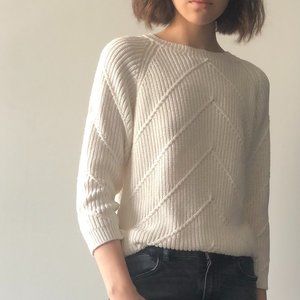 COPY - White acrylic sweater